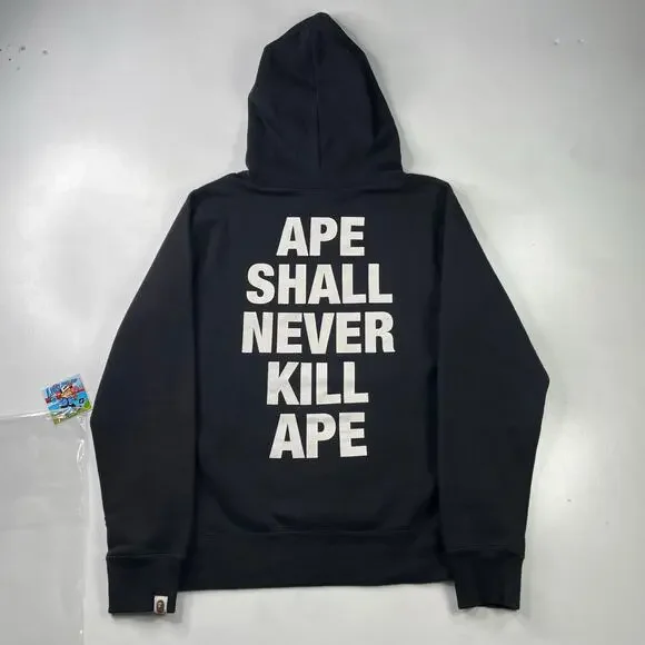 BAPE “Ape Shall Never Kill Ape” Pullover Hoodie Size S - Picture 2 of 10